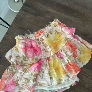LoveShackFancy ruffle mini skirt